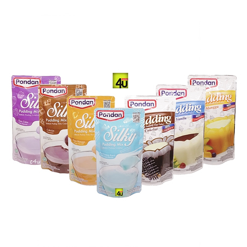 Jual Pondan Silky PUDDING Mix 100 Gr Shopee Indonesia