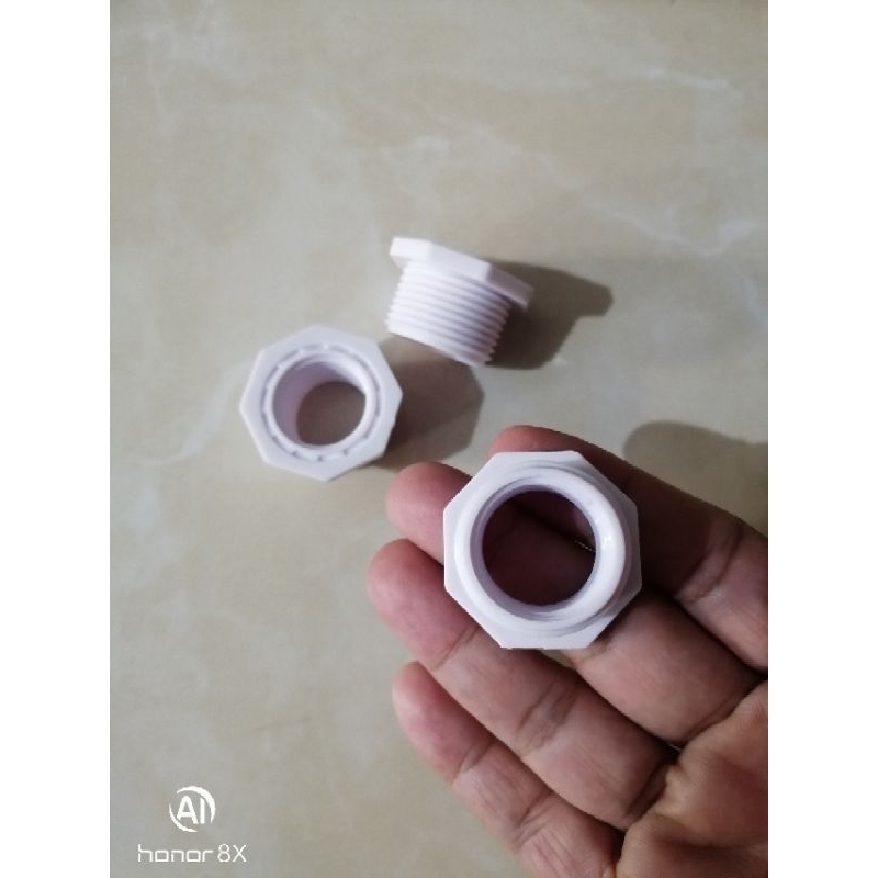 Jual Vlok Ring 1/2 x 3/4 Plastik Pvc Putih/Kran Air/Sambungan Kran ...