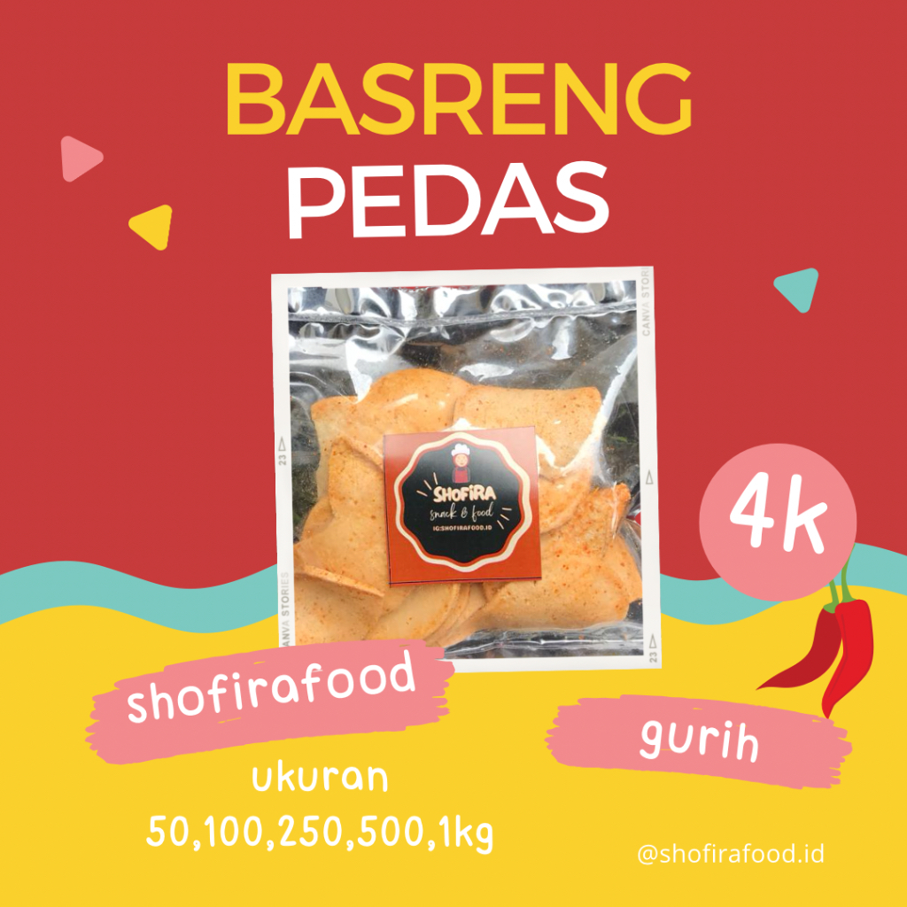 Jual Snack Viral Khas Bandung Pedass Basreng Makaroni Bantet