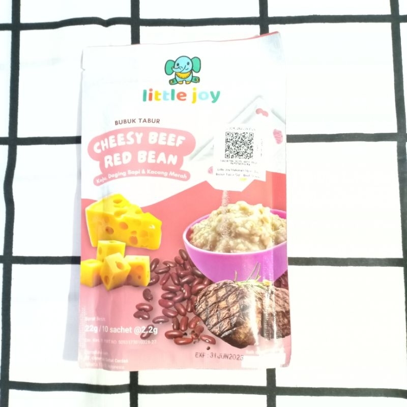 Jual Little Joy Makanan Mpasi Bayi Bubuk Tabur Gizi Salmon Omega 3 Corn Carrot Mung Beans Beef