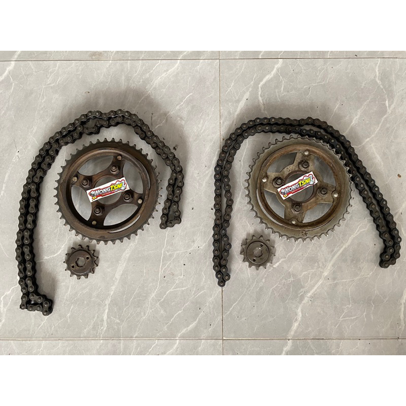 Jual gear gir set rantai set tiger revo tirev tiger 2000 bekas layak