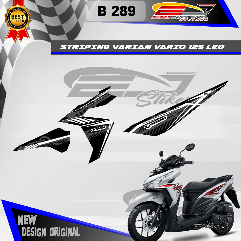Jual STIKER DECAL HONDA VARIO CUSTOM VERSI SINCHAN VARIAN WARNA / DECAL