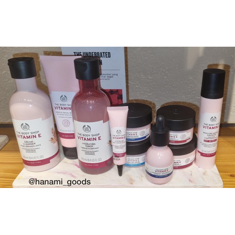 Jual The Body Shop Vitamin E Moisture Cream / Night Cream / Gel