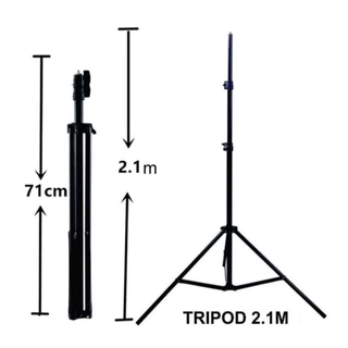 Ringlight 26CM 33CM Tripod 2.1M Fill Light Ring Selfie 3 Mode Warna