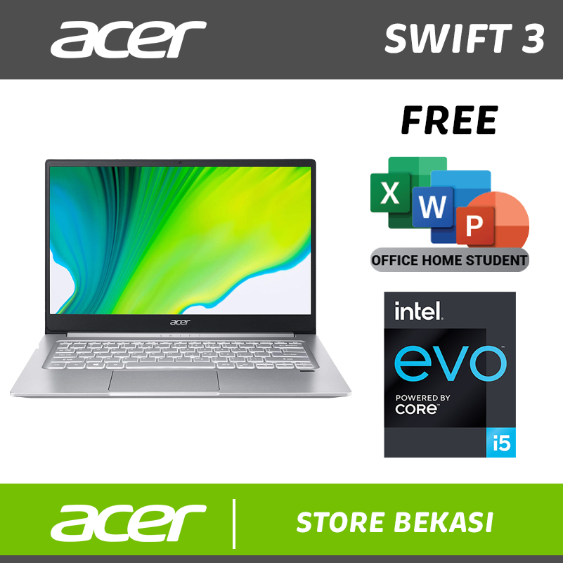 Jual ACER SWIFT 3 SF314-512 EVO I5 1240P 16GB 512GB 14 QHD W11 OHS21 ...