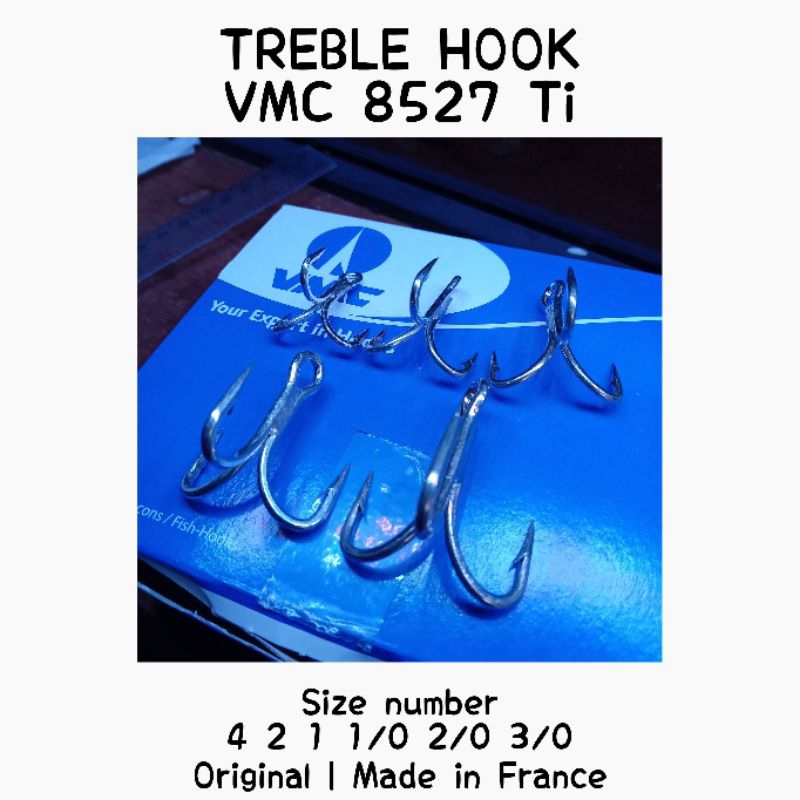 Jual TREBLE HOOK VMC 8527TI (4X STRONG) - #2/0 - Kota Kediri -  Warungpancingdanberburu