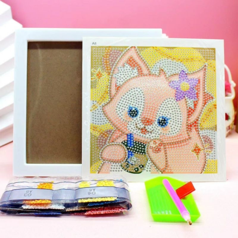 Jual STIKER DIAMOND SANRIO DIAMOND PAINTING GRATIS BINGKAI 18CM -  Melody6in1 - Jakarta Utara - Nameurneeds_id