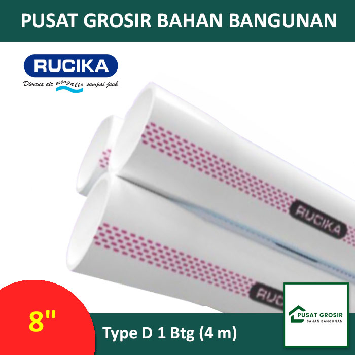 Jual Pipa Pvc D Rucika Standard Pipa Wavin Inch D Per Batang M