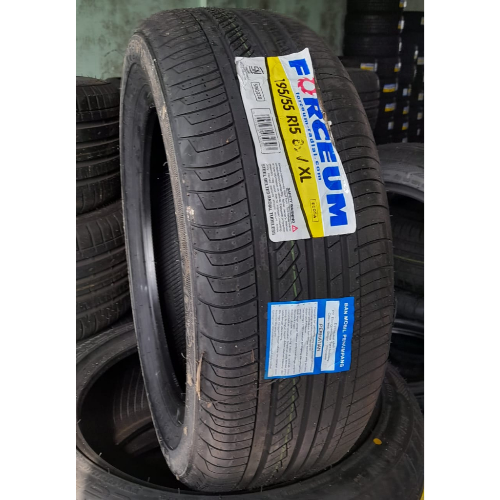 Jual BAN MOBIL TUBLES R15 FORCEUM ECOSA 195/55 R15 BAN MOBILMURAH ...