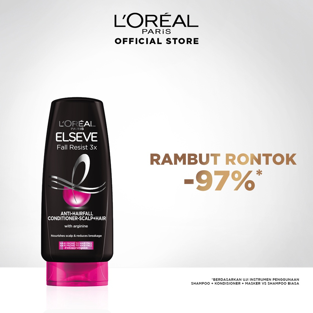 Jual L'Oreal Paris Fall Resist 3x Conditioner Hair Care 155ml LOREAL Conditioner (Perawatan