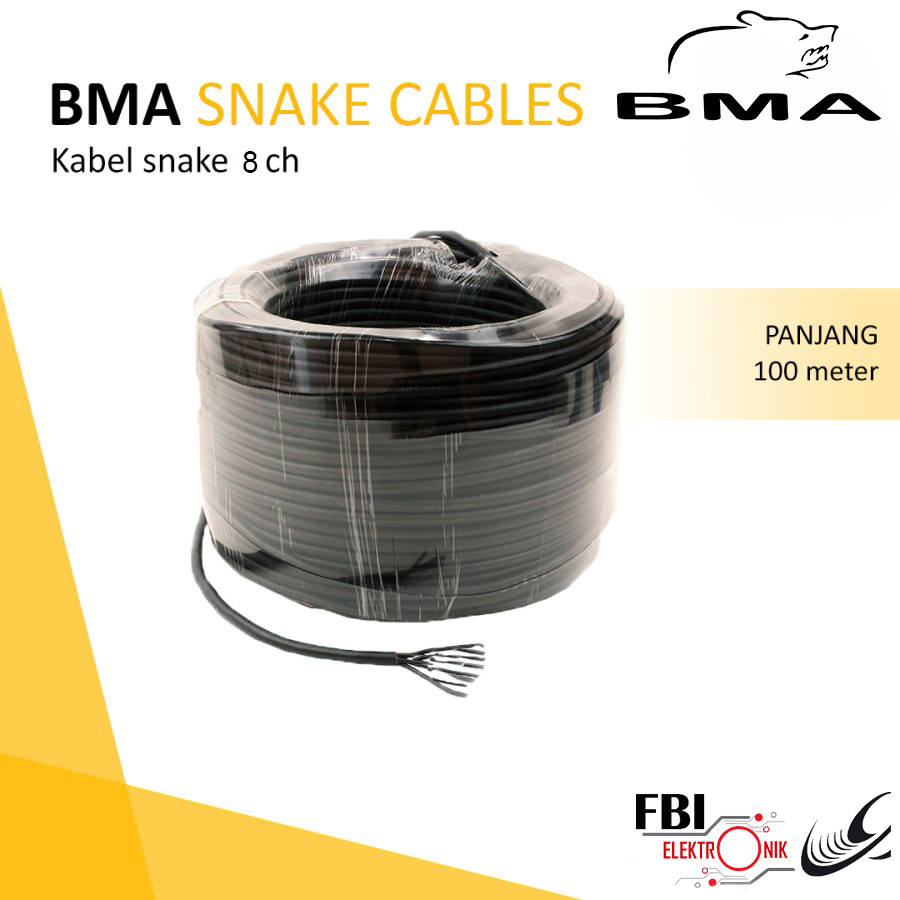 Jual KABEL / CABLE SNAKE 8 CHANNEL - 100 METER | Shopee Indonesia