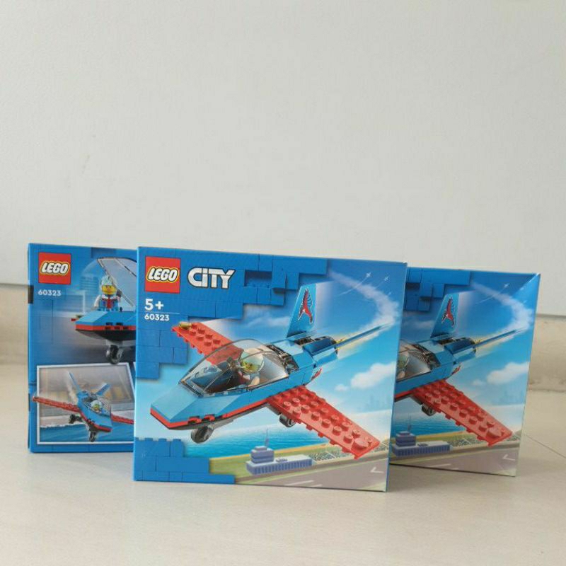 Jual Original LEGO 60323 City Stunt Plane | Shopee Indonesia