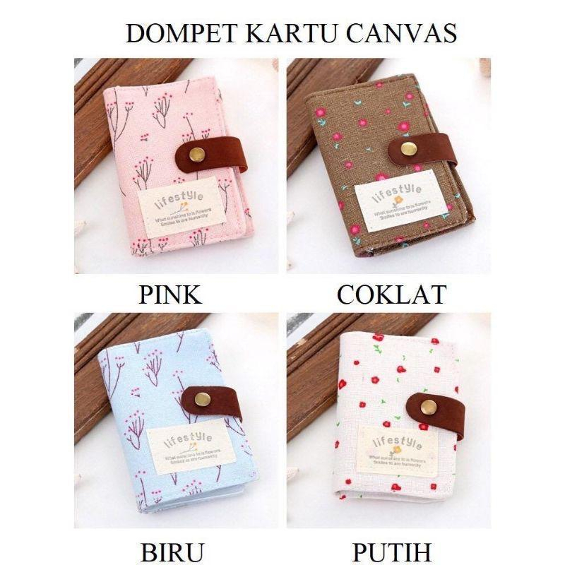 Jual DOMPET KARTU Kanvas Dompet Id card atm ktp | Shopee Indonesia