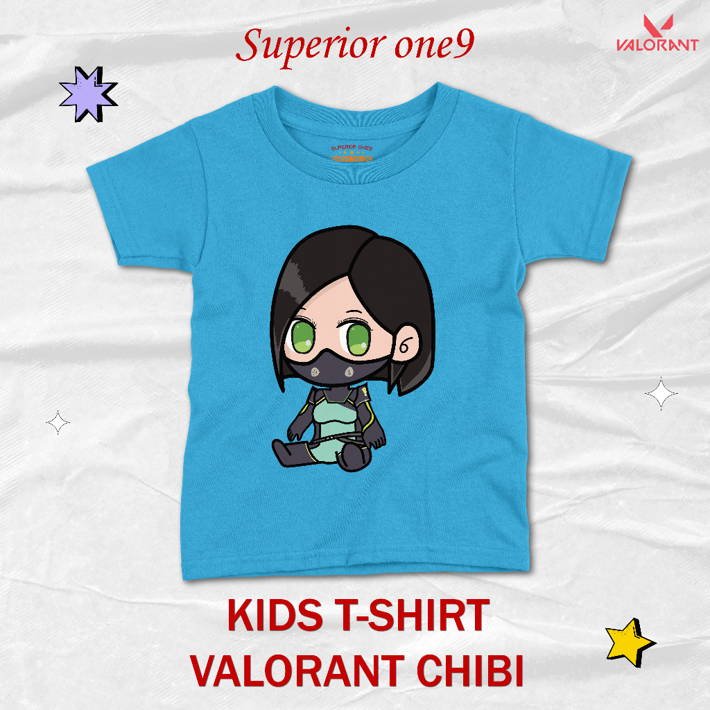 Jual Kaos Valorant Chibi Viper Anak Perempuan Distro Baju Cotton Combed ...