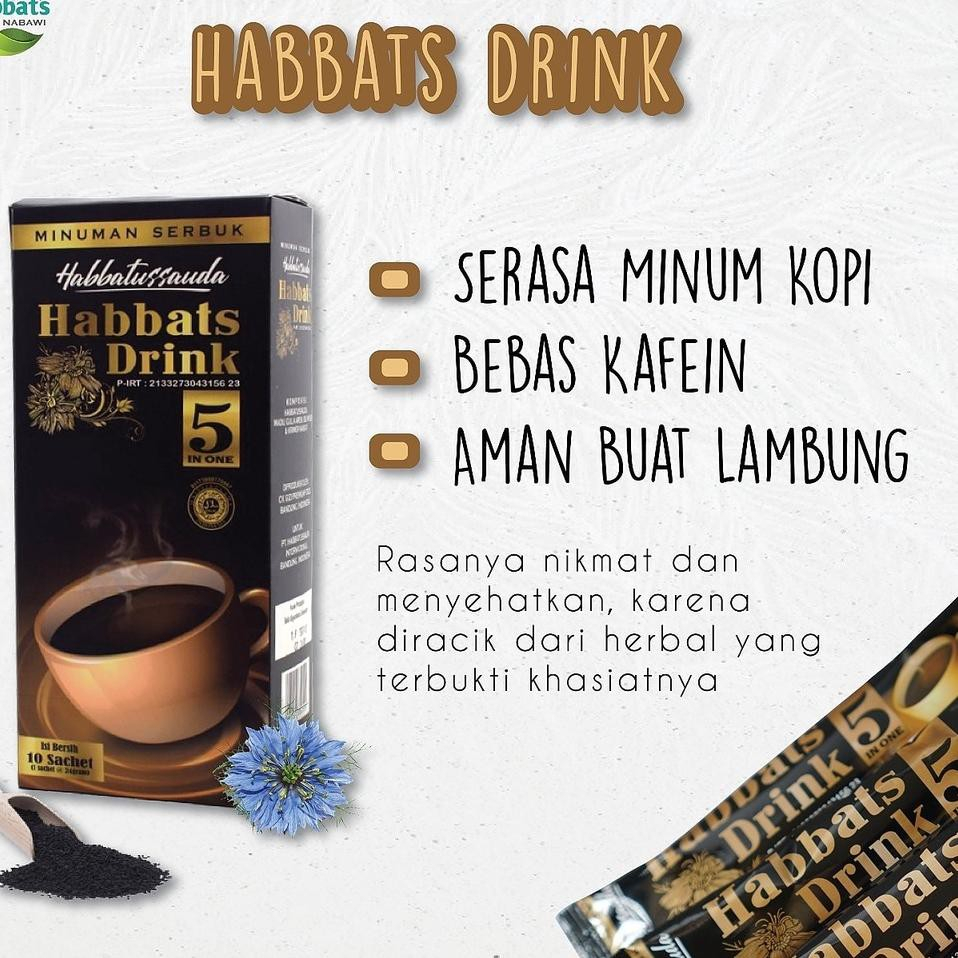Jual Habbats Drink Minuman Kopi Sehat Bubuk Serbuk Habbatussauda Gula