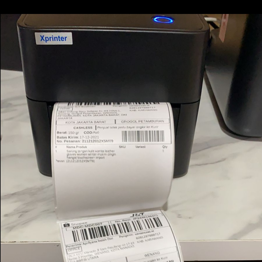 Jual BARCODIA Printer Barcode Bluetooth Sticker Cetak Resi Thermal ...