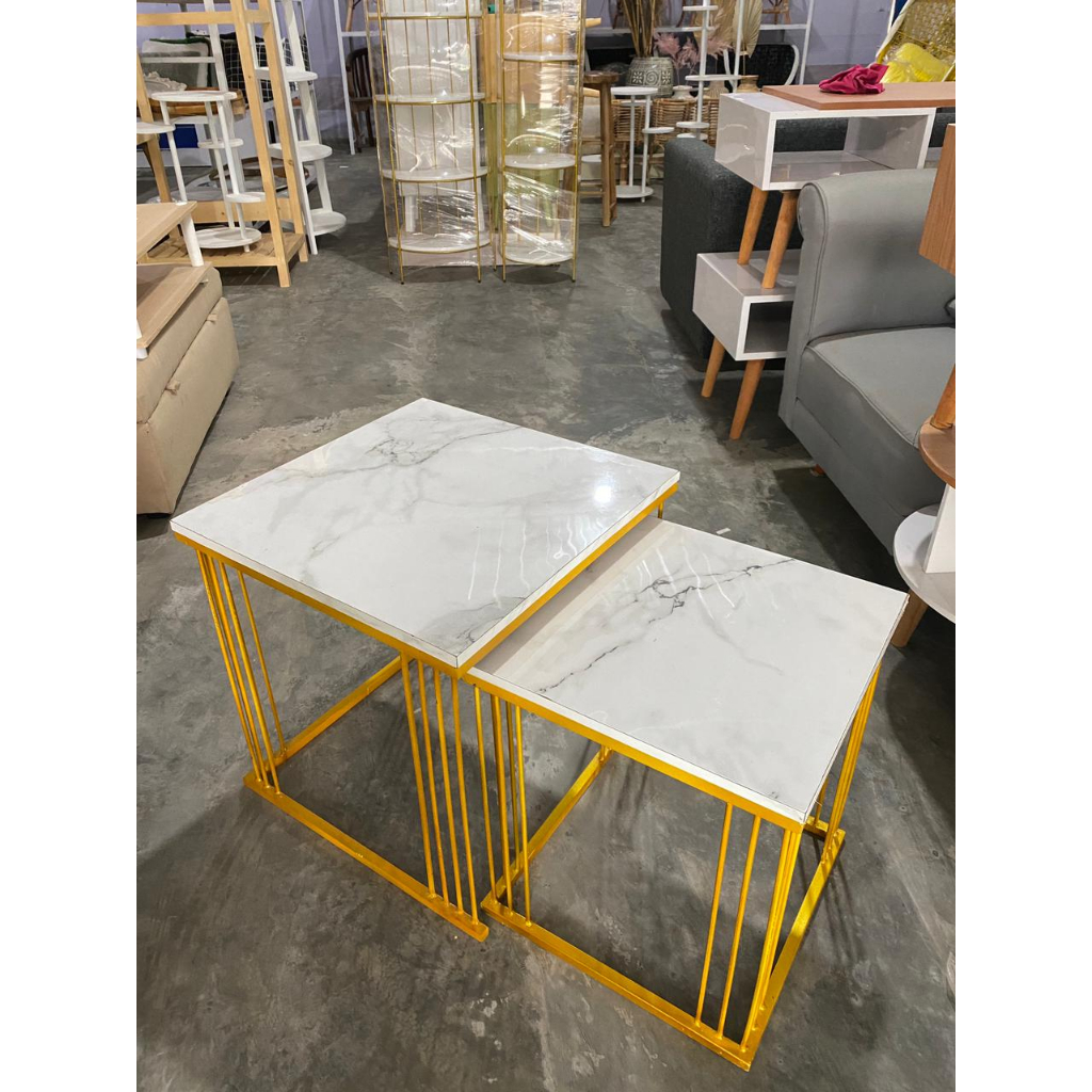 Jual Meja Sofa Double Kaki Besi Top Hpl Shopee Indonesia