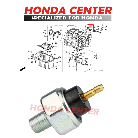 Jual switch oli switch oil pressure honda civic lx genio estilo ferio
