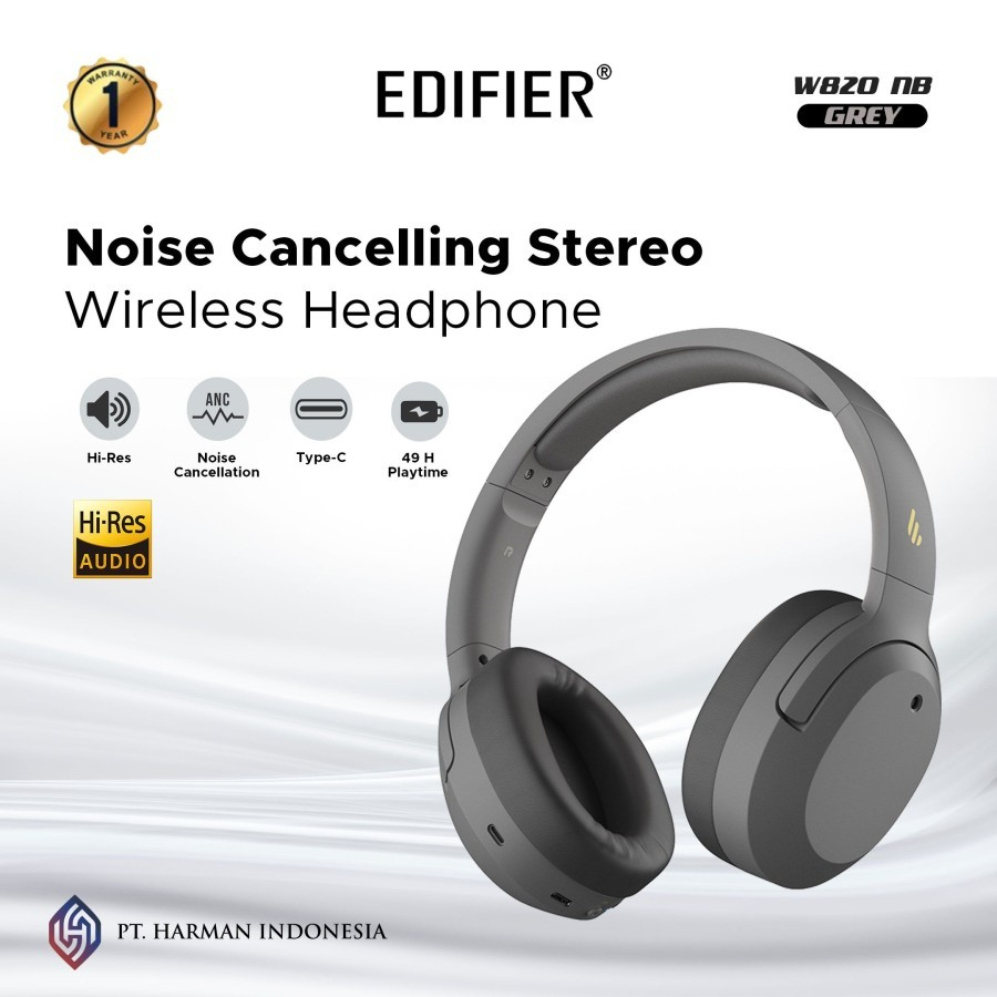 Jual edifier W820NB - Active Noise Cancelling Bluetooth Stereo ...