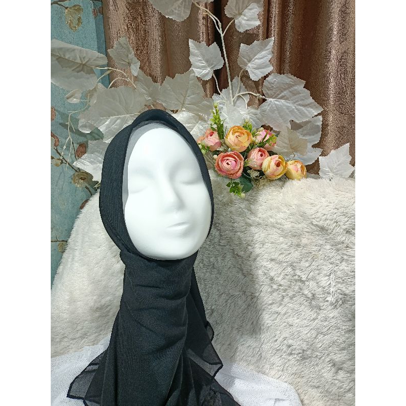 Jual Jilbab segiempat Paris Premium | Shopee Indonesia