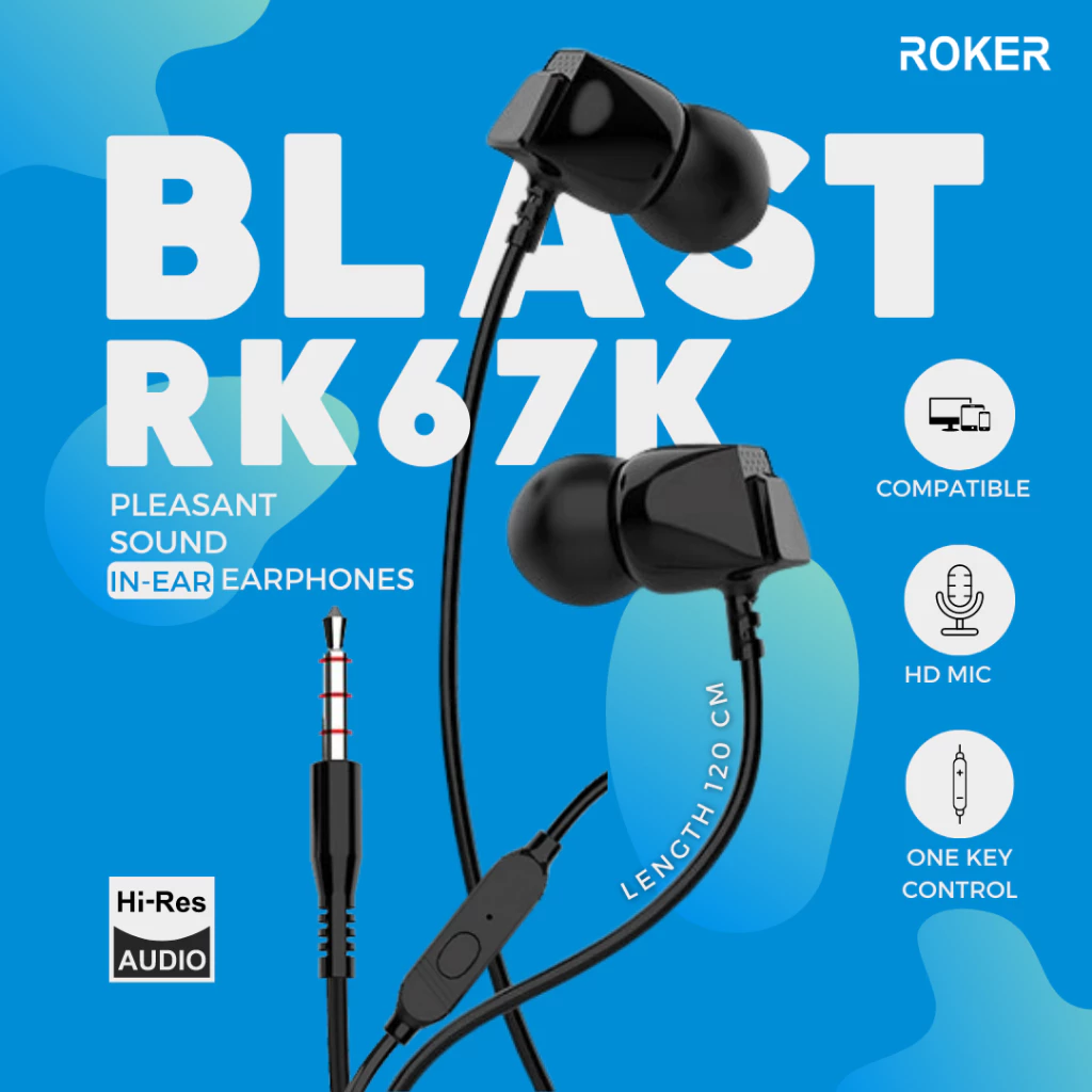 Handsfree / Earphone / Headset Roker BLAST RK67K