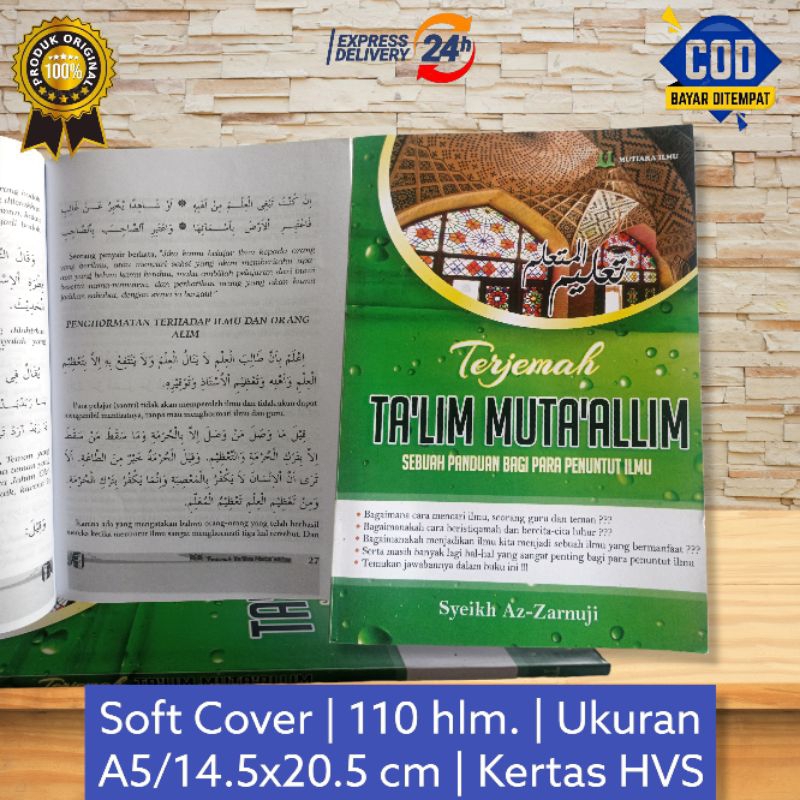 Jual Buku Terjemah Ta Lim Muta Allim Talim Mutaallim Buku Panduan Penuntut Ilmu Edisi