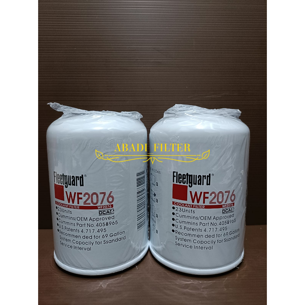 Jual Coolant Filter FLEETGUARD WF2076 / WF 2076 / WF2076 | Shopee Indonesia