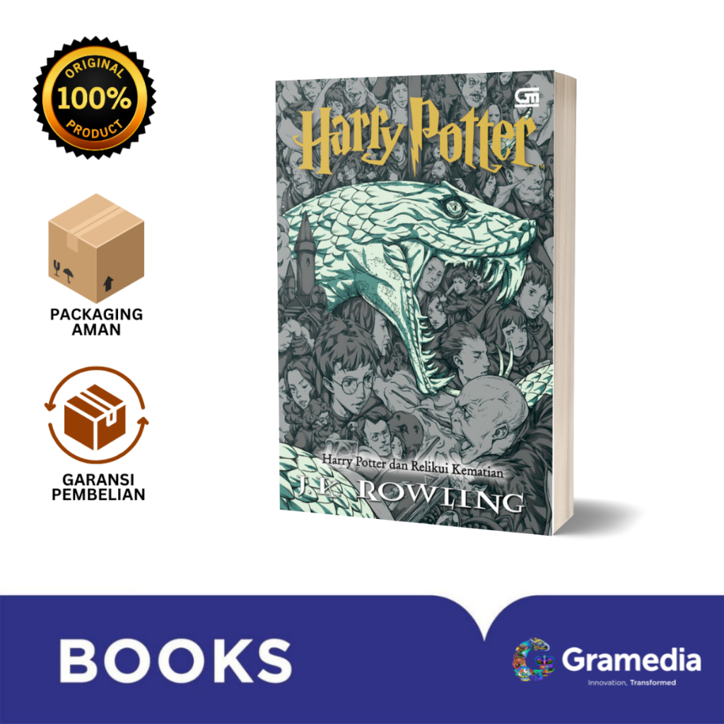 Jual Gramedia Bali - Harry Potter #7: Harry Potter Dan Relikui Kematian ...