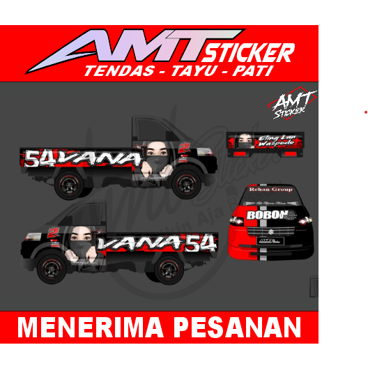 Jual Stiker Full Body APV Pick Up - Bisa Custom/Request - Sticker Decal ...