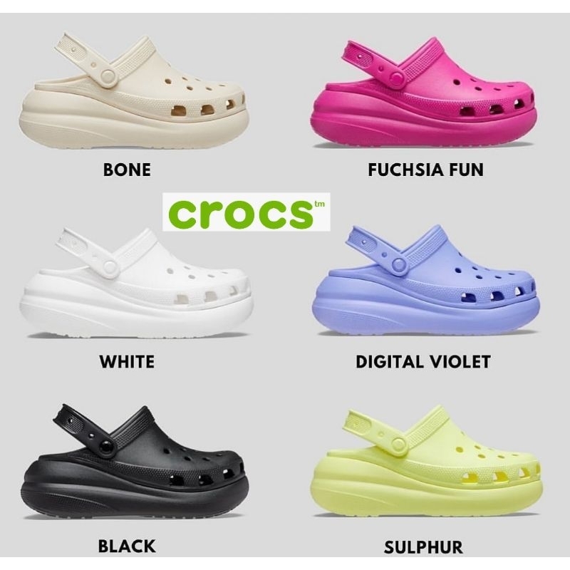 Crocs Classic Crush clog Sandal wanita crocs Crush clog