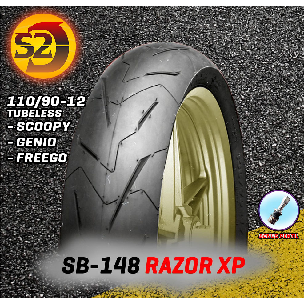 Jual BAN LUAR SWALLOW SB-148 RAZOR XP UKURAN 110/90-12 SOFT COMPOUND ...