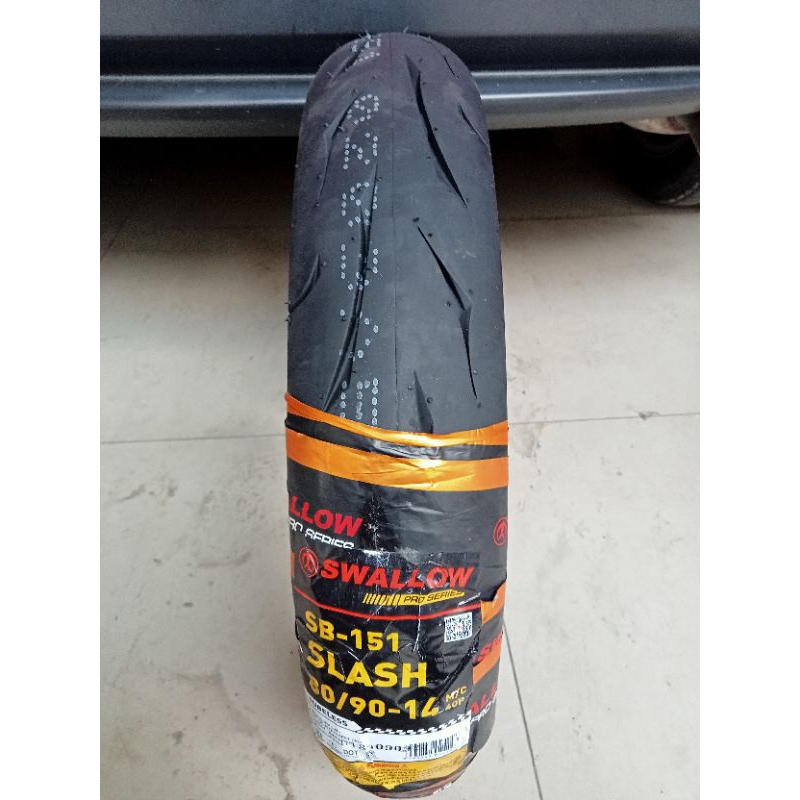 Jual @Ban tubeless matic depan 80/90 14 swallow slash* | Shopee Indonesia