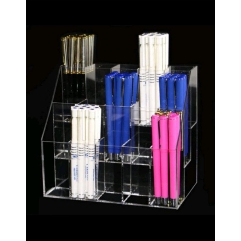 Jual Akrilik Rak Pulpen/ Display Atk | Shopee Indonesia
