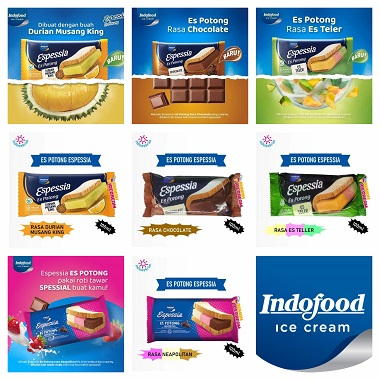 Jual ICE CREAM ESPESSIA ES POTONG INDOFOOD INDOESKRIM ES TELER DURIAN