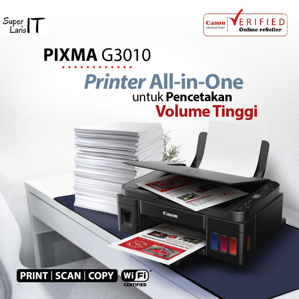 Jual Printer Canon G3010 Infus Aio Wifi Print Scan Copy Wifi Shopee Indonesia 0607
