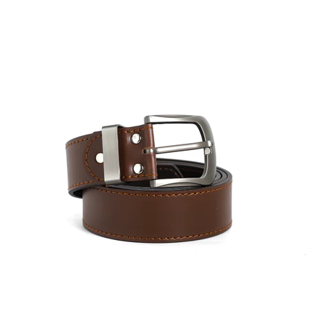 RK007 Cogen Belt Gesper Ikat Pinggang Coklat Leather