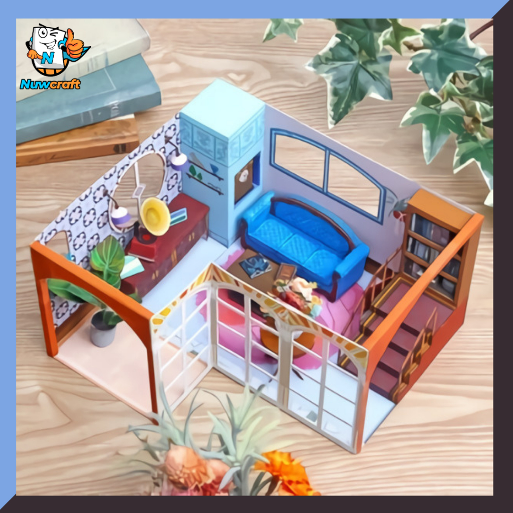 Jual Nuwcraft Miniature Kerajinan Papercraft DIY Diorama Interior ...