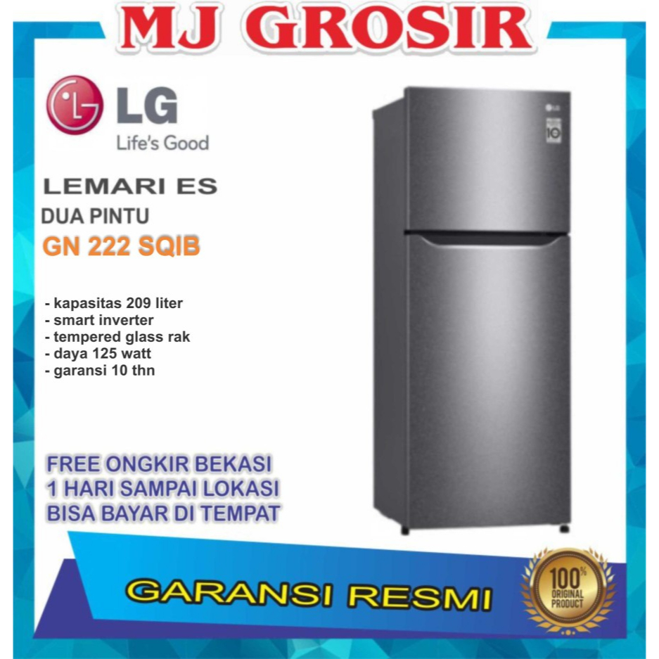 Jual KULKAS LG GNB 222 SQIB LEMARI ES 2 PINTU GNB 215 SQMT / GV