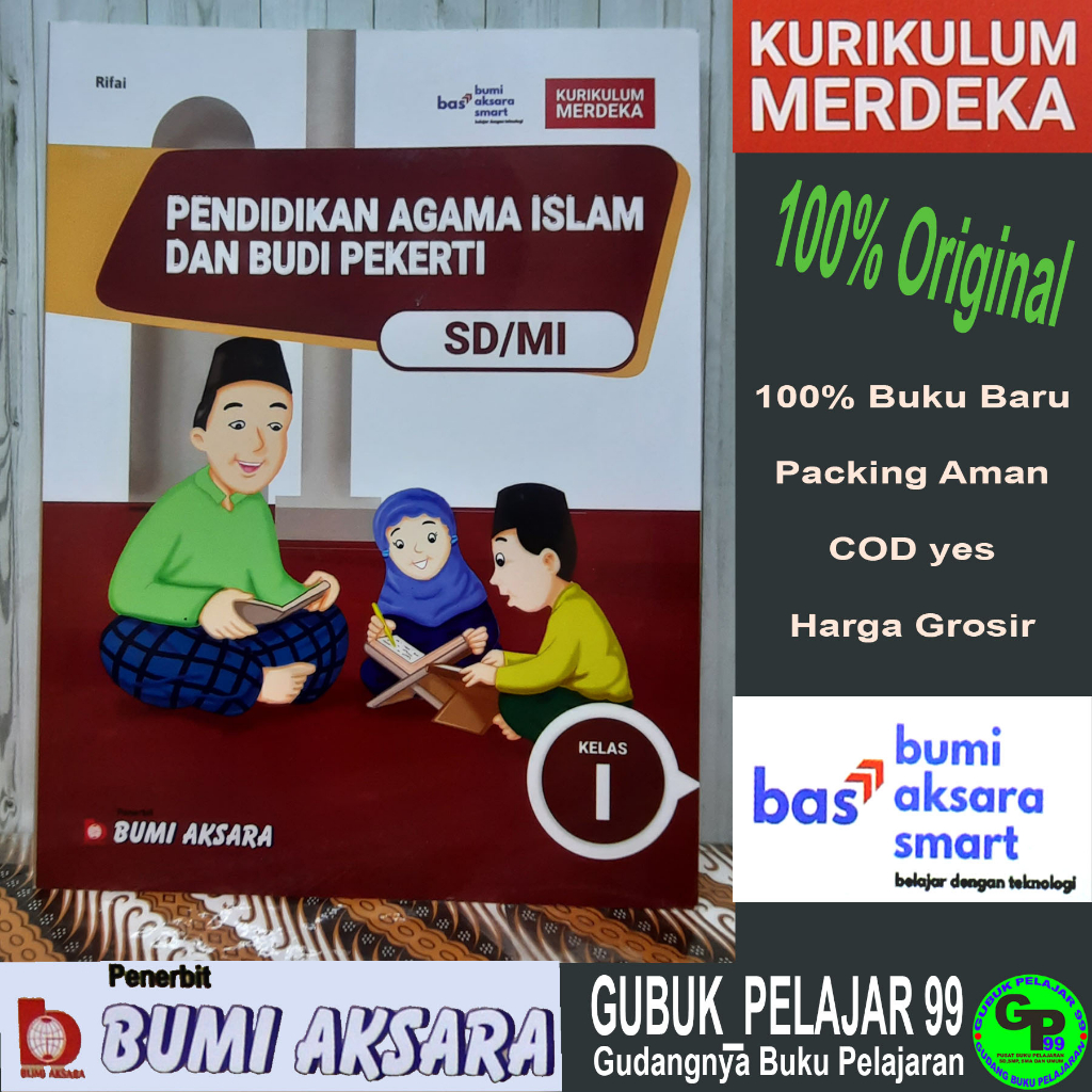 Jual Buku Siswa Pendidikan Agama Islam Dan Budi Pekerti Pai Kelas Untuk Sd Mi Kurikulum