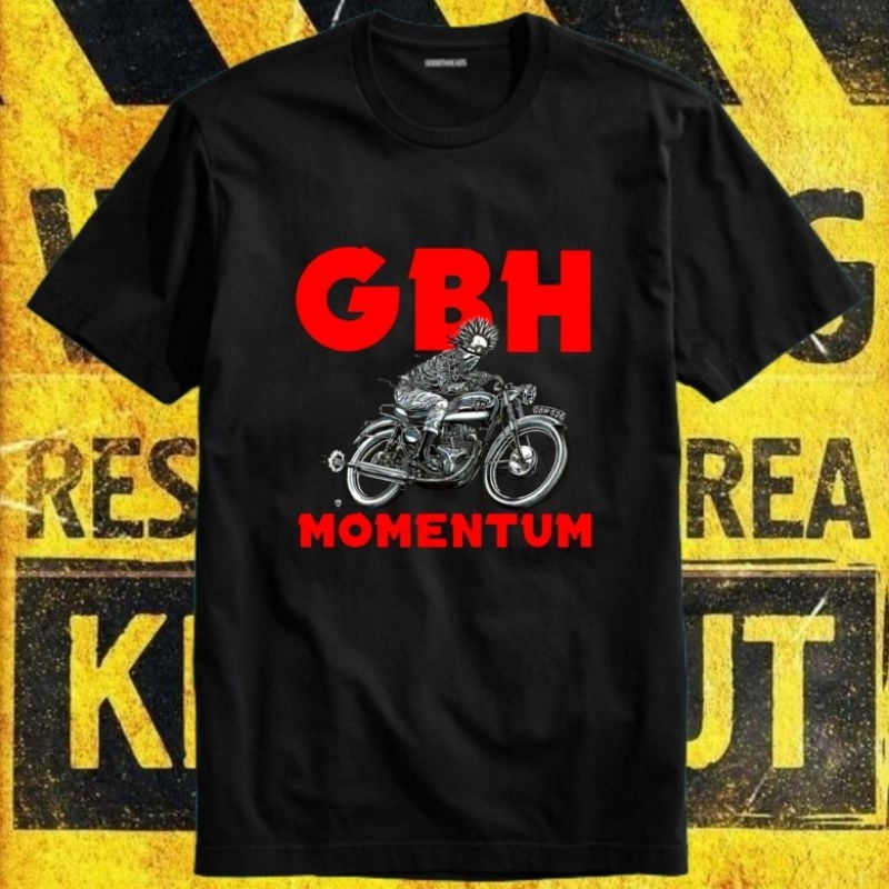 T-shirt Unisexe GBH Band - Manches Courtes Noir - Toutes Tailles Disponibles - Neuf Avec étiquettes
