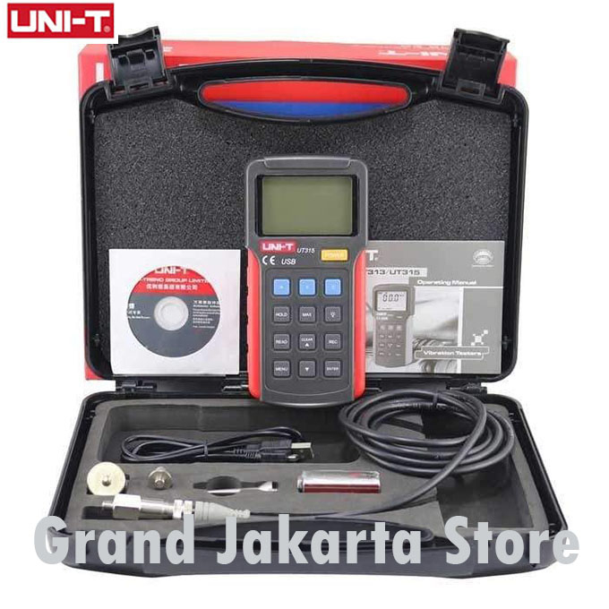Jual Vibration Meter Data Logger UNI-T UT315A Vibrometer Tester UNIT UT ...