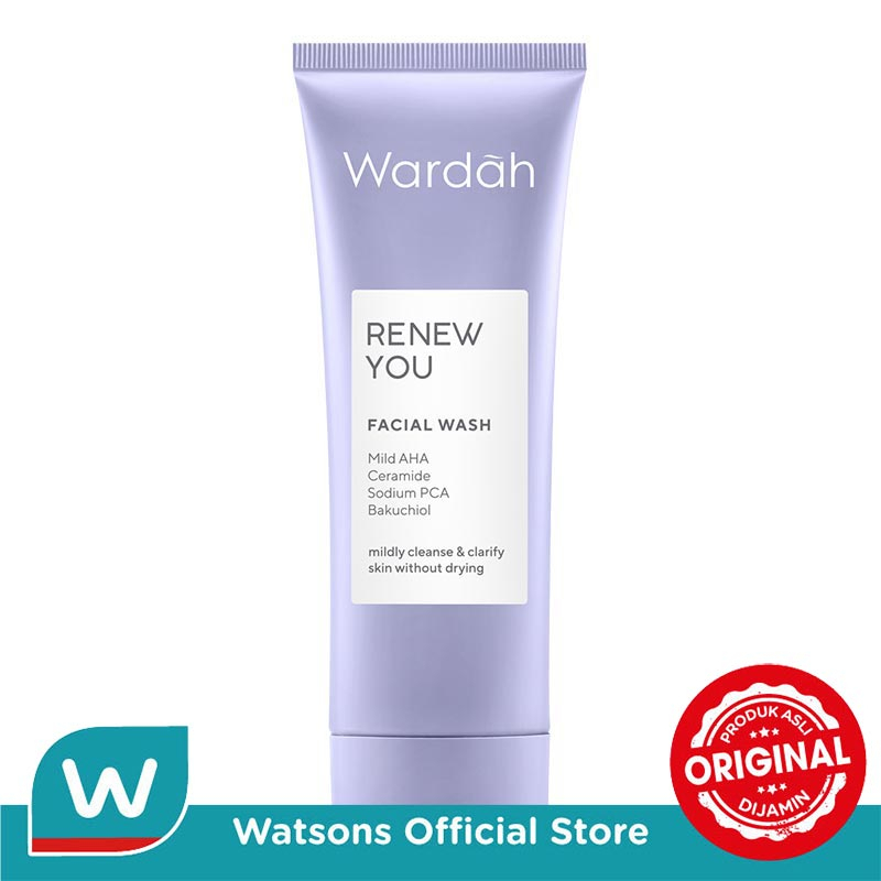Jual Wardah Renew Anti Aging Facial Wash 100ml Shopee Indonesia
