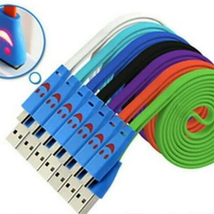 Jual KABEL USB MICRO SMILE 1METER WARNA WARNI | Shopee Indonesia