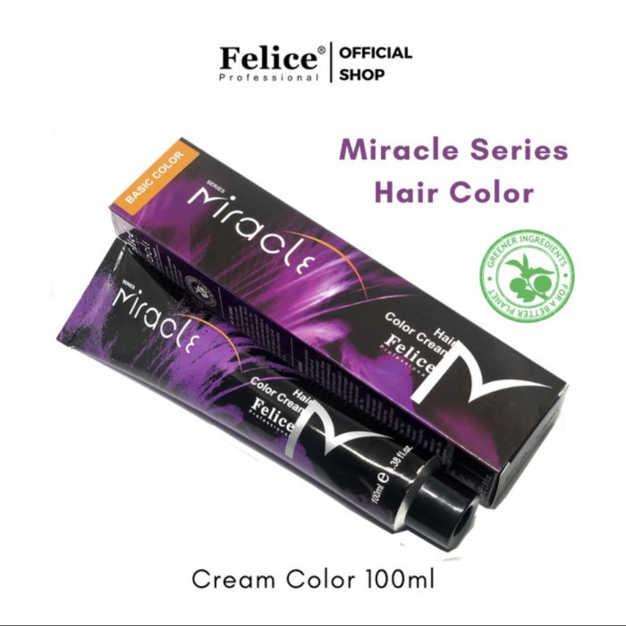 Jual Felice Professional Hair Color Miracle Series 100ml Shopee Indonesia