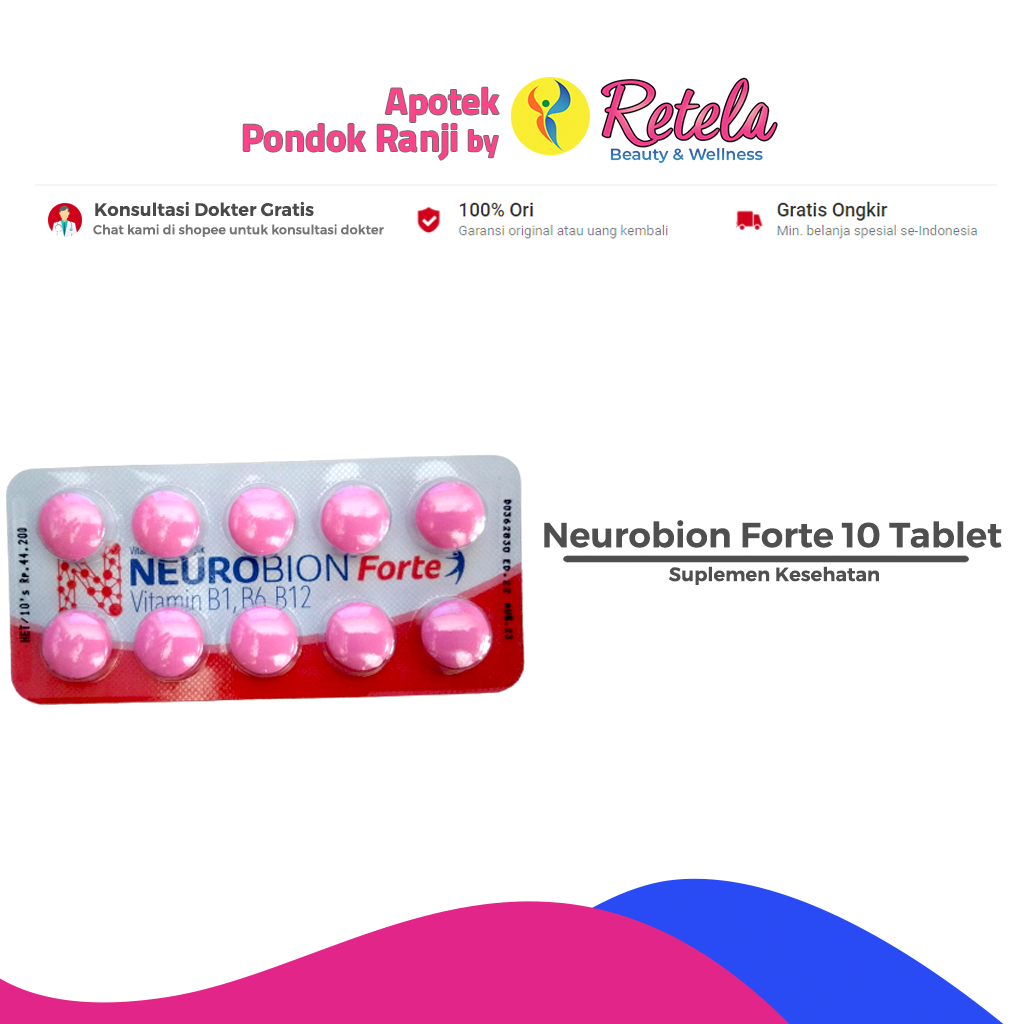 Jual NEUROBION FORTE STRIP ISI 10 TABLET | Shopee Indonesia