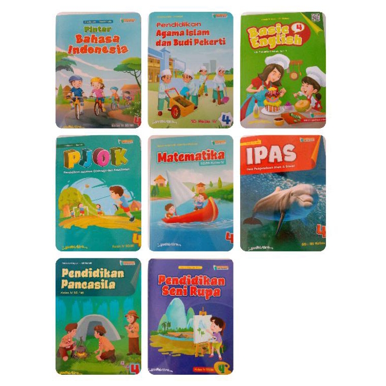 Jual Buku Paket Kelas 4 SD/MI Kurikulum Merdeka Yudistira | Shopee ...