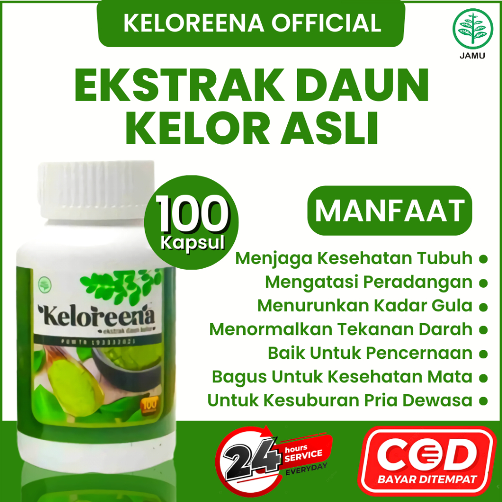 Jual Keloreena Kapsul Ekstrak Daun Kelor Kapsul Bpom Original Shopee Indonesia