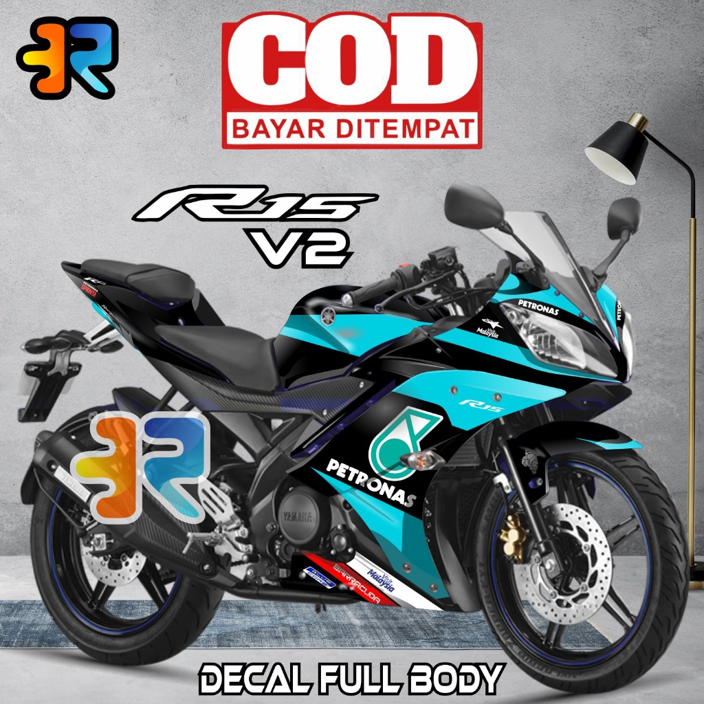 Jual Decal R15 V2 Stiker Full Body Variasi Desain Petronas | Shopee ...