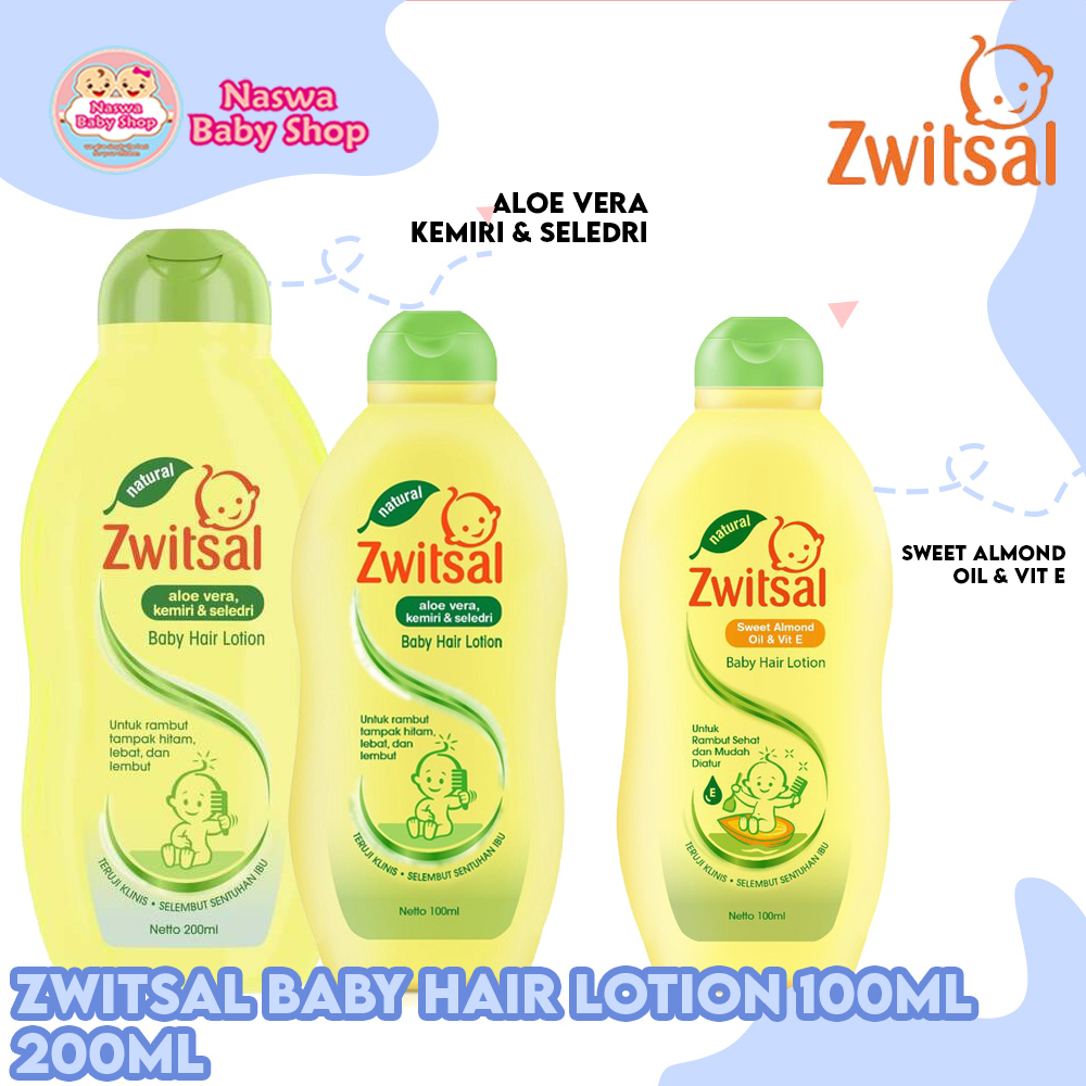 Jual Zwitsal Hair Lotion 50ml 100ml 200ml | Shopee Indonesia