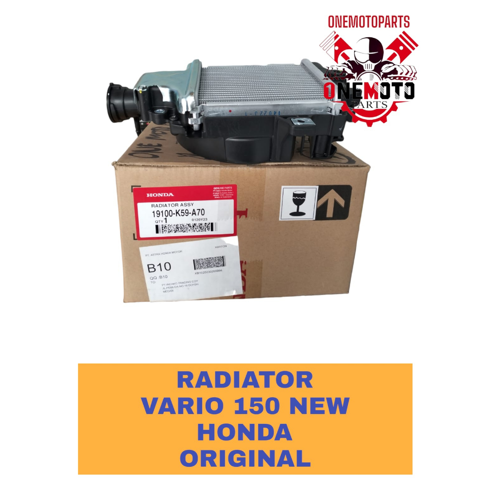 Jual RADIATOR VARIO 150 NEW HONDA ORIGINAL 19100-K59-A70 | Shopee Indonesia